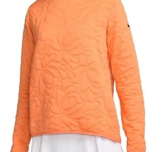 NIKE
Dri-fit Long Sleeve Floral Jacquard Mid Layer Top